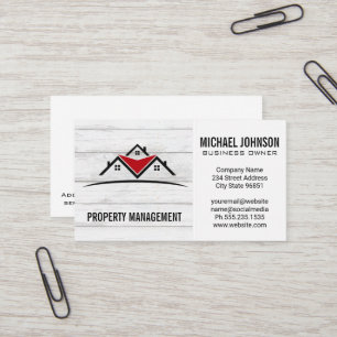 Real Estate Logo Hardware Tools Business Card