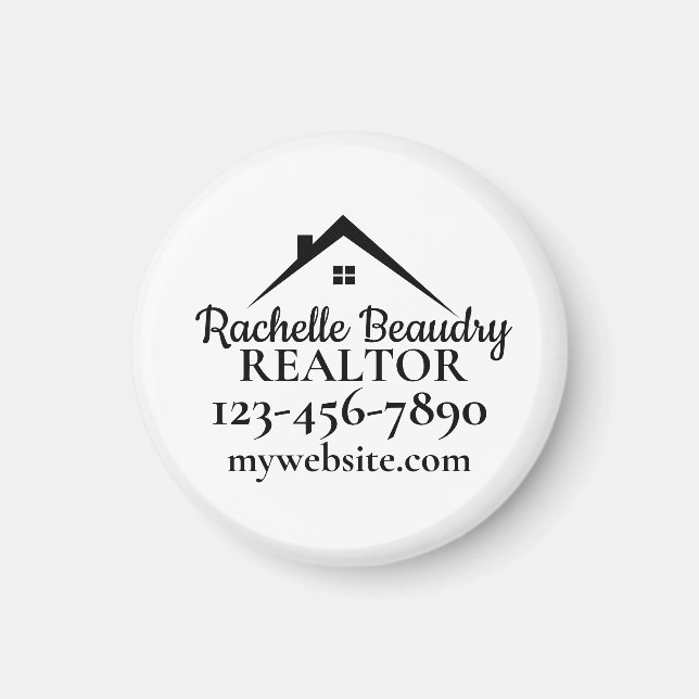 Real Estate Marketing Custom Realtor Magnet (Front)