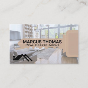Real Estate   Modern Home   Key Appointment Card
