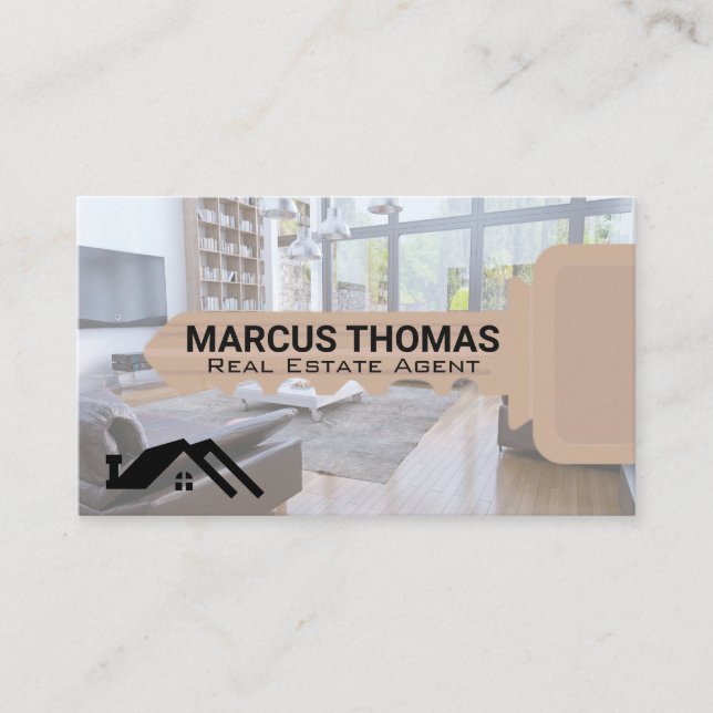 Real Estate | Modern Home | Key Appointment Card (Front)