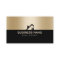 Real Estate Modern House Logo Black & Gold