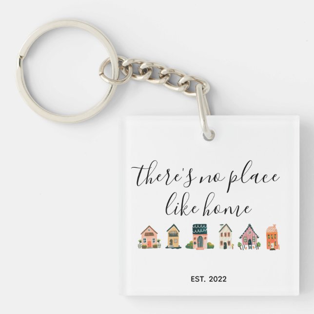 Real Estate New Homeowner New Keys Keychain (Front)