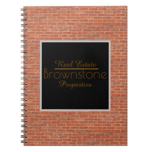 Real Estate Notebook Brownstone