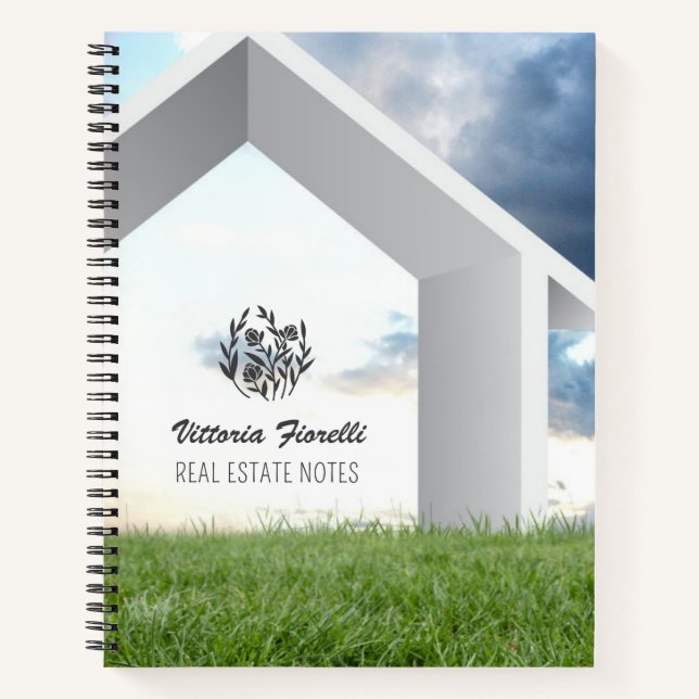 Real Estate Notes and Sketchbook Custom Notebooks (Front)