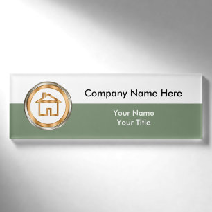 Real Estate Office Staff ID Badges