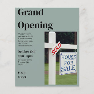 Real Estate Open House Flyer   Modern