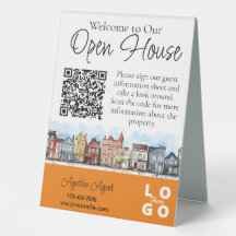Real Estate Open House Yellow Double Sided