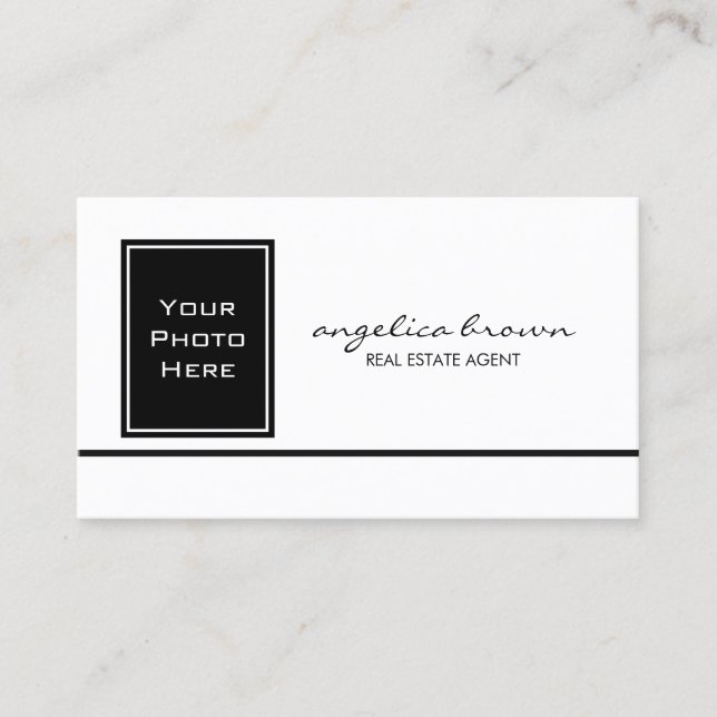 Real Estate Photo Business Card (Front)