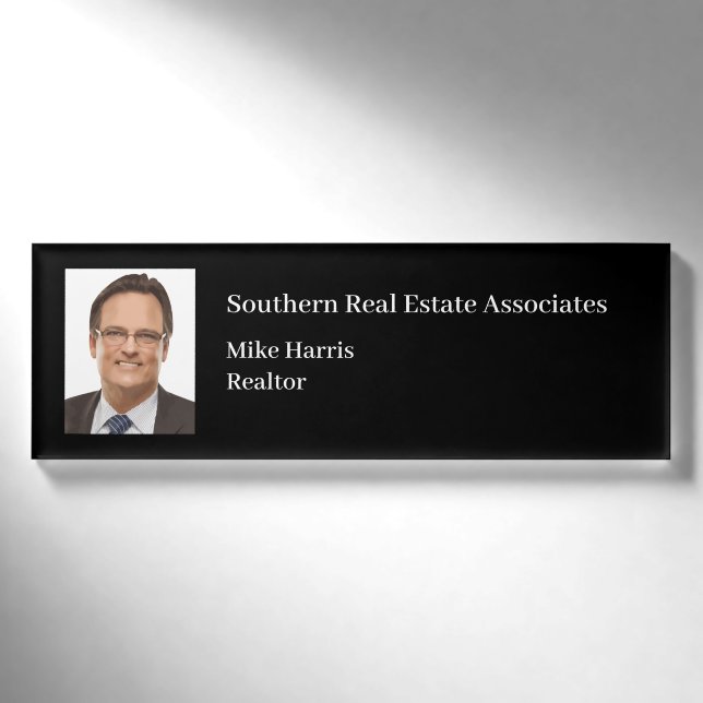 Real Estate Photo Name Tag (Front)