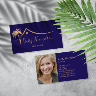 real estate professional house realtor add photo business card