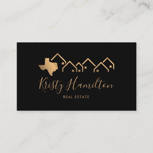 real estate professional house realtor add photo   business card (Front)