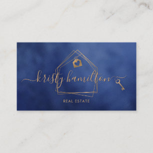 real estate professional house realtor key busines business card