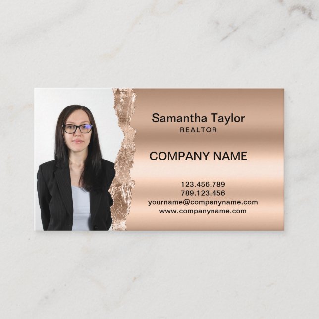 Real Estate Professional Insert or Add Photo (Front)