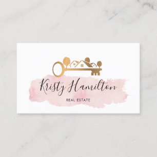 real estate professional realtor key add photo  bu business card