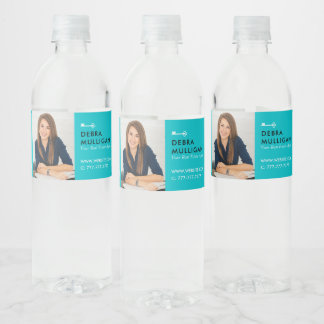 Real Estate Promotional Water Bottle Label