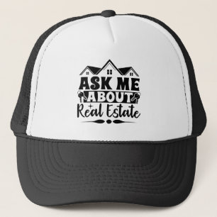 Real Estate Property Advertising Realtor Trucker Hat