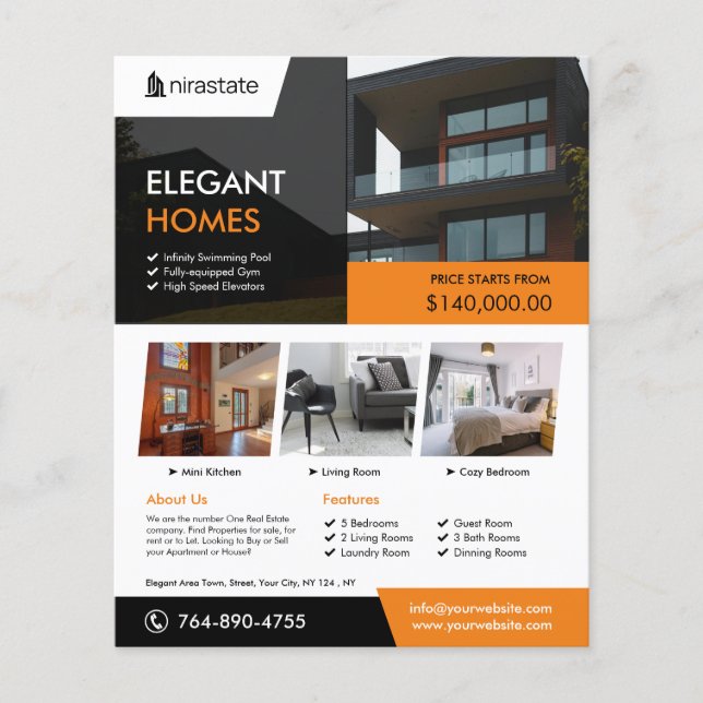 Real Estate Property Custom Flyer (Front)