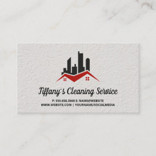 Real Estate Property   Sky Scrapers Business Card