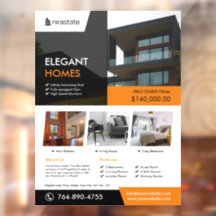 Real Estate Property  Window Cling