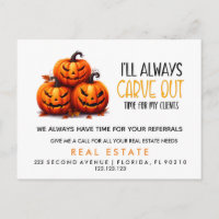 real estate pumpkin referrals Announcement 