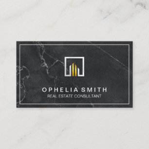 Real Estate   Realtor Agent   Executive Marble Business Card