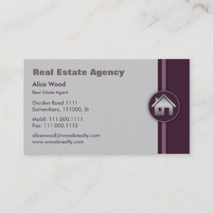 Real Estate   Realtor Business Card
