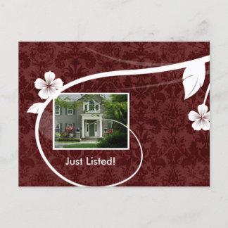 Real Estate / Realtor Postcard Customizable Red