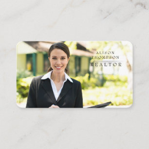 Real Estate Realtor Realty Photo Appointment Business Card