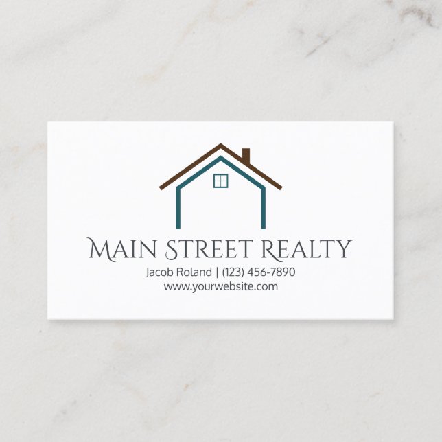 Real Estate, Realty Business Card (Front)