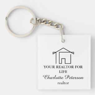 Real Estate Referral Gift Realtor Branded Keychain
