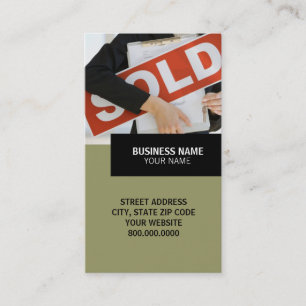Real Estate Sales Business Card