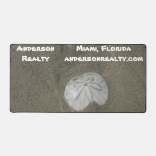Real Estate Sand Dollar Coastal Home Sales Realtor Desk Mat