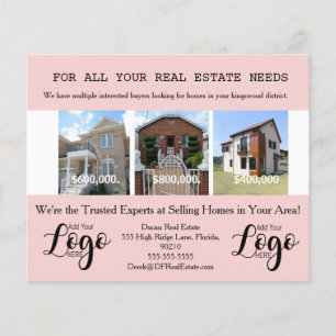 Real Estate School District Targeting Postcards Flyer