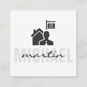 Real Estate Square Business Card