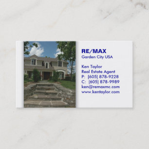 Real Estate Stairs House Business Card