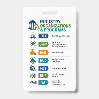 Real Estate Student Reference Badge