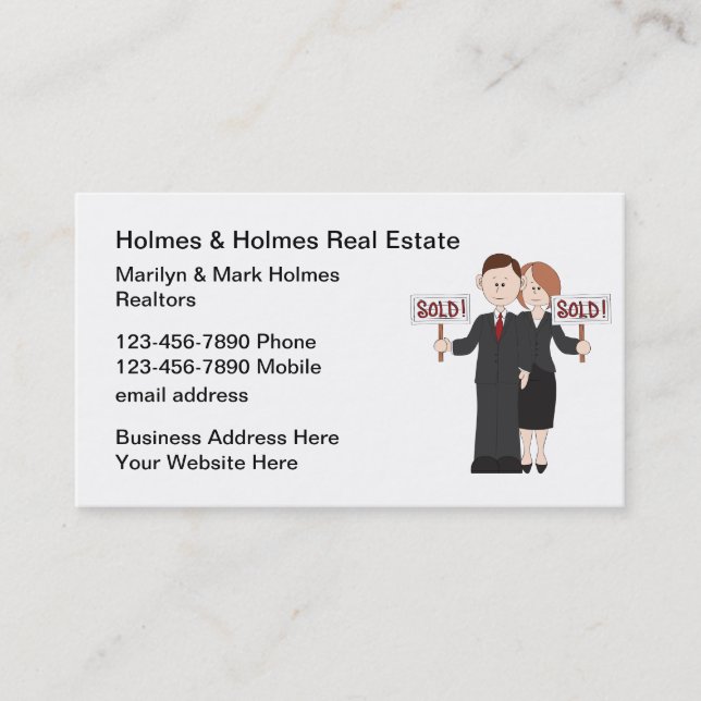 Real Estate Team Business Cards (Front)