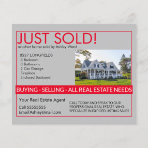 Real estate Trouble selling your home? just sold P Flyer