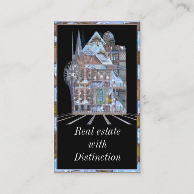 Real Estate with Distinction Business Card (Front)