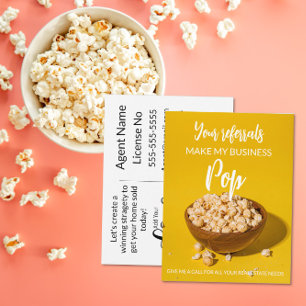 real estate Your Referrals Make My Business Pop An Flyer