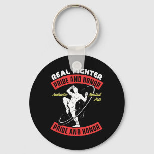 Real Fighter Muay Thai Mma Fight Authentic Martial Keychain