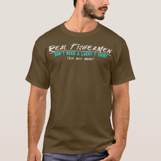 Real Fishing Men Lucky  T-Shirt