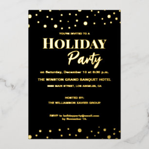 Real Foil Holiday Party Hosted by Corporate