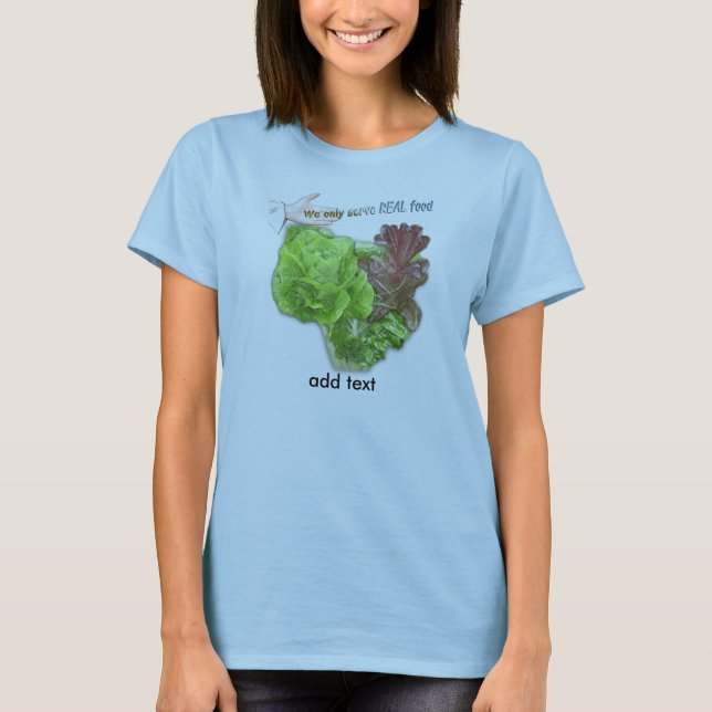 Real food promotion Tshirt (Front)