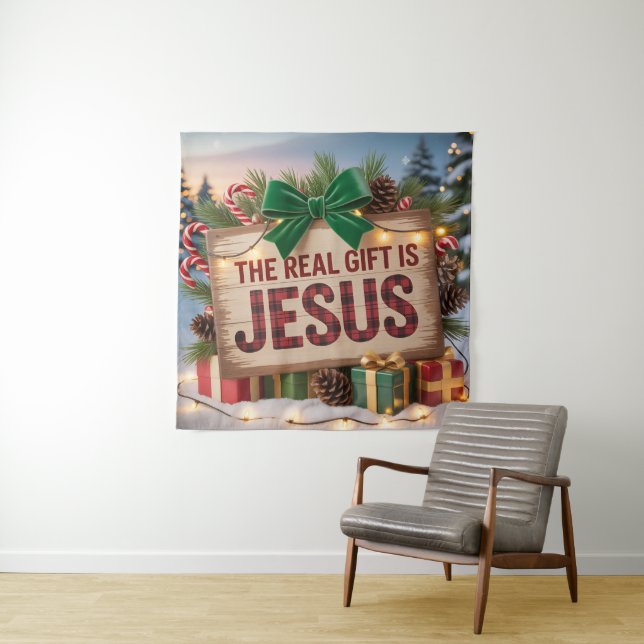 Real Gift Jesus Tapestry (In Situ)