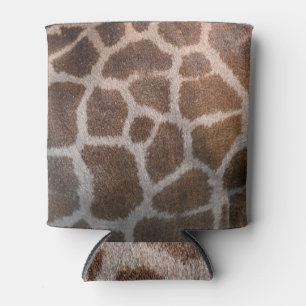 Real Giraffe Skin Fur Detail Can Cooler
