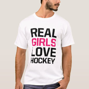 Real Girls Love Hockey T-Shirt