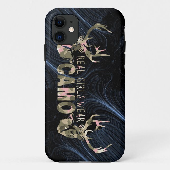 REAL GIRLS WEAR CAMO Case-Mate iPhone CASE (Back)