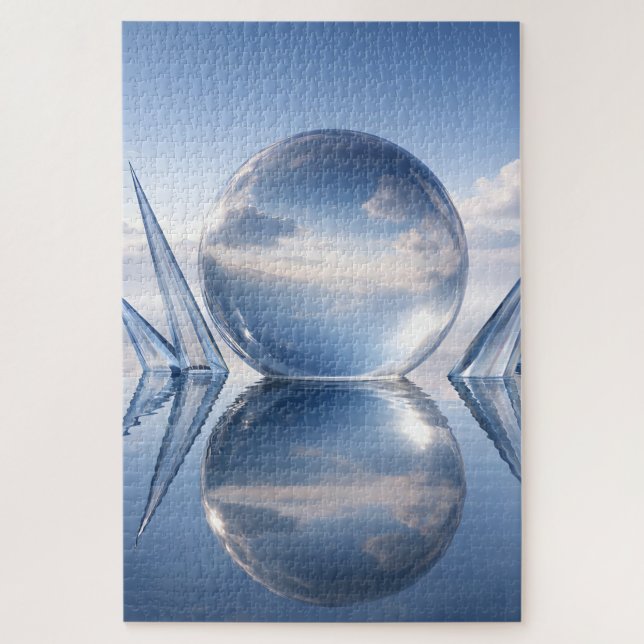 Real glass, fear and ref jigsaw puzzle (Vertical)