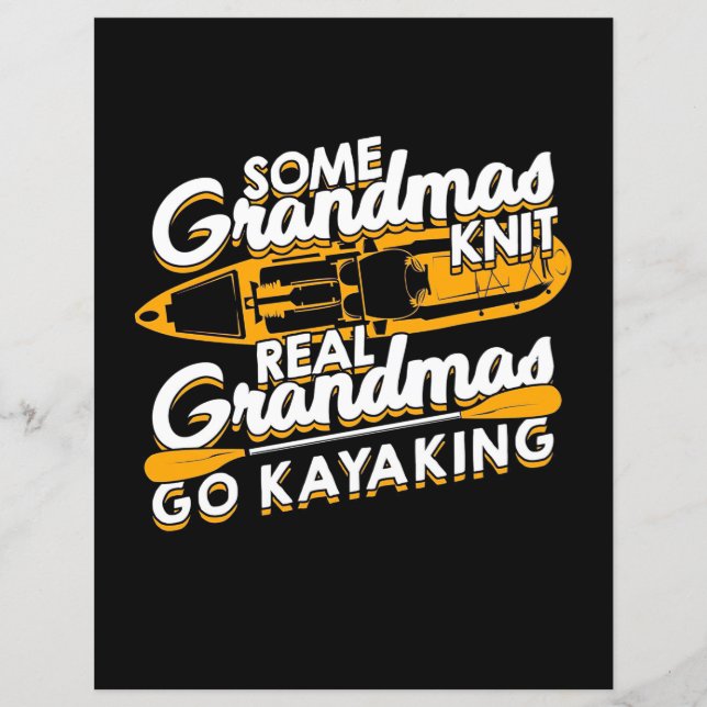 Real Grandmas Go Kayaking (Front)